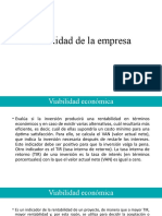 Viabilidad de La Empresa