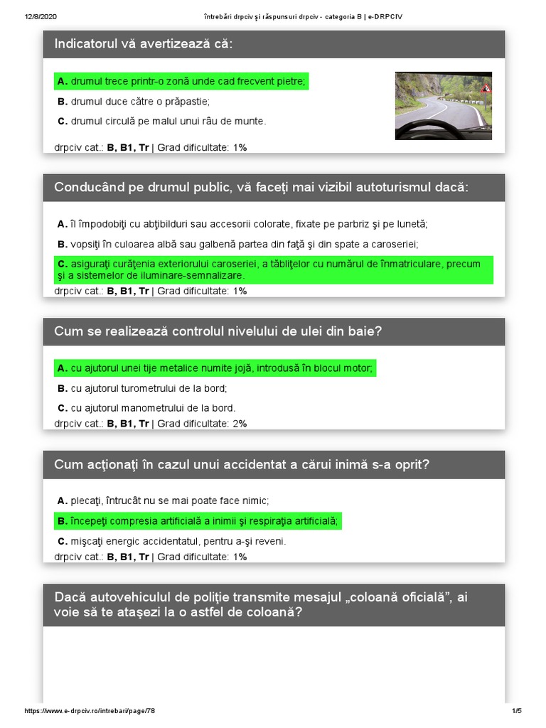 Intrebare 78 Drcpiv | PDF
