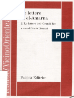 Le Lettere Di El-Amarna Le Lettere Dei Grandi Re by Mario Liverani PDF