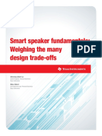 Smart Speaker Fundamentals: Weighing The Many Design Trade-Offs