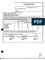 Odi Resume: U.S. Depament of Transportation National Higbway Traffic Safety Administra