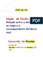 Escalas - Resumo