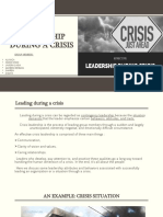 Leadership During A Crisis
