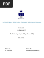 Assignment 2: Atal Bihari Vajpayee - Indian Institute of Information Technology and Management