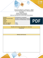 Informe Participación Vida Universitaria Prácticas Profesionales