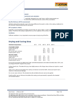 Drying and Curing Time: Application Guide Jota Armour