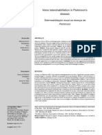 Voice Telerehabilitation in Parkinson's