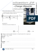 Application 29 Flexion Poutre Encastrée