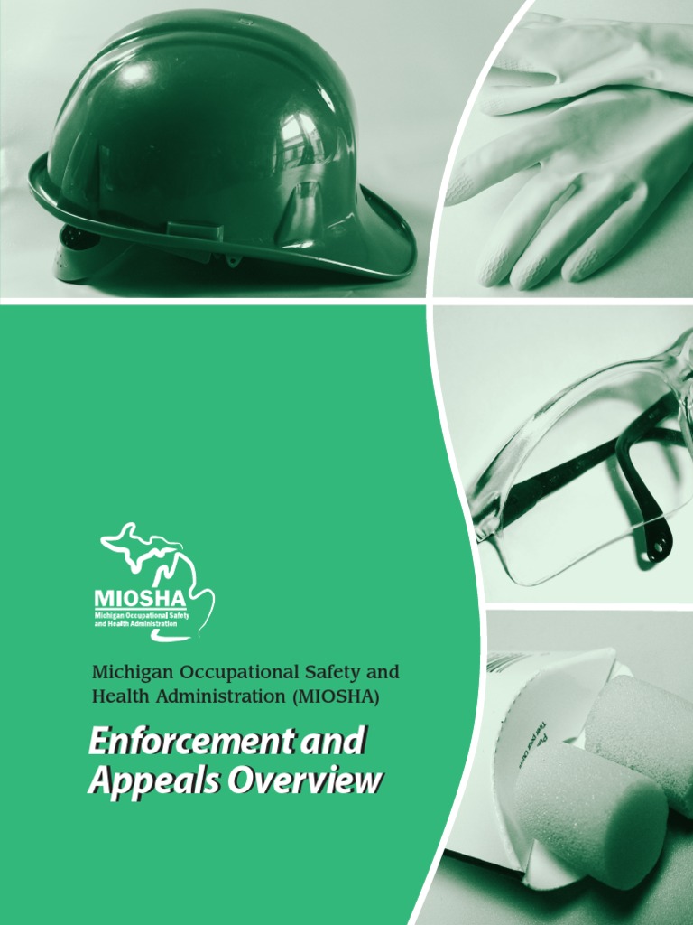 MIOSHA PDF Occupational Safety And Health Safety