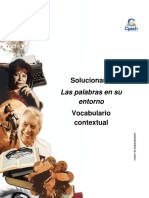 Solucionario Clase 6 Las Palabras en Su Entorno Vocabulario Contextual 2016 CES PDF