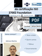 Certificação Profissional ISO 27002 Foundation