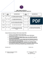 Jadual Bertugas Guru Disiplin 2019