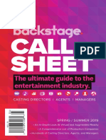 Call Sheet Spring Summer 2019 PDF