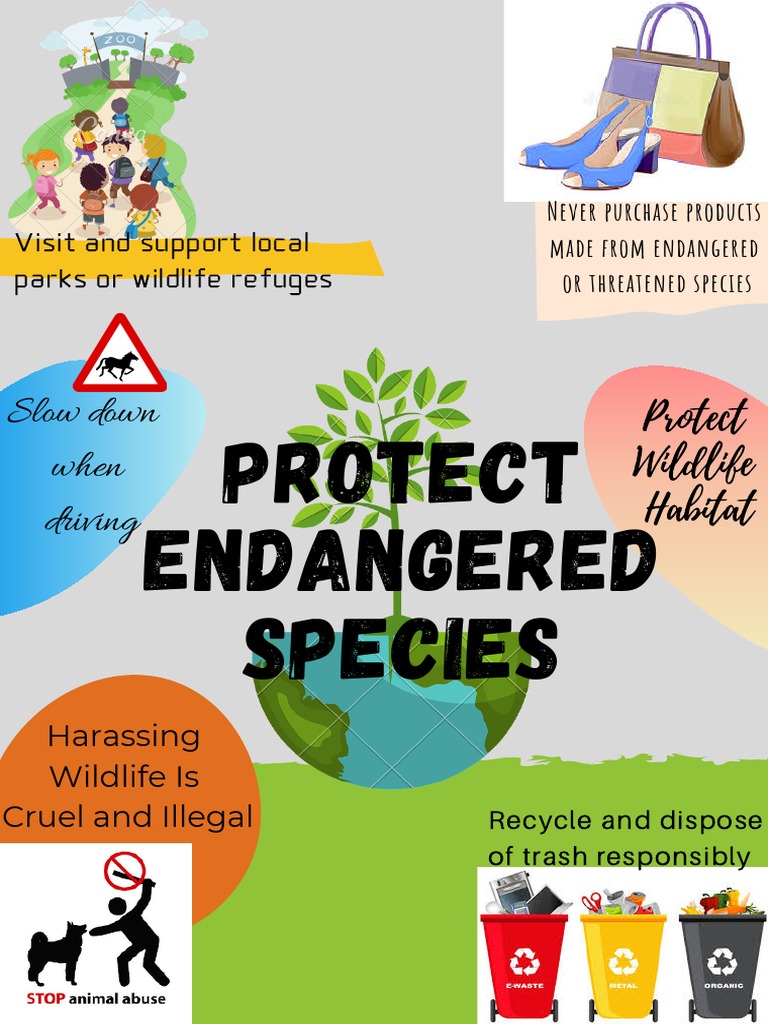 Protect Endangered Species | PDF | Home & Garden | Technology & Engineering