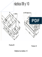 Practica 9 y 10 CAD Mecatronica AutoCad