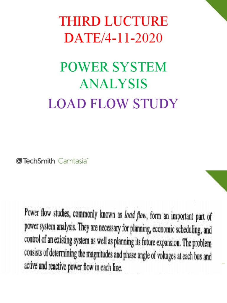 Power System Load Flow Analysis | PDF | Computers