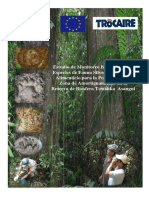 Estudio de Monitoreo Biologico Sobre Especies de Fauna Silvestre Con Valor Alimenticio para La Poblacion de La Zona de Amortiguamiento en La Reserva de Biosfera Tawahka Asangni
