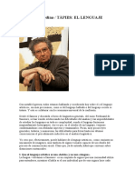 Antoni Tàpies - Lenguaje Artístico