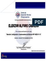 Eleazar Alfaro Cabrera