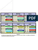 calendrier 2011 semestre1 pour téléchargement