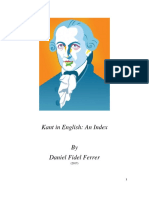 Kant in English An Index PDF