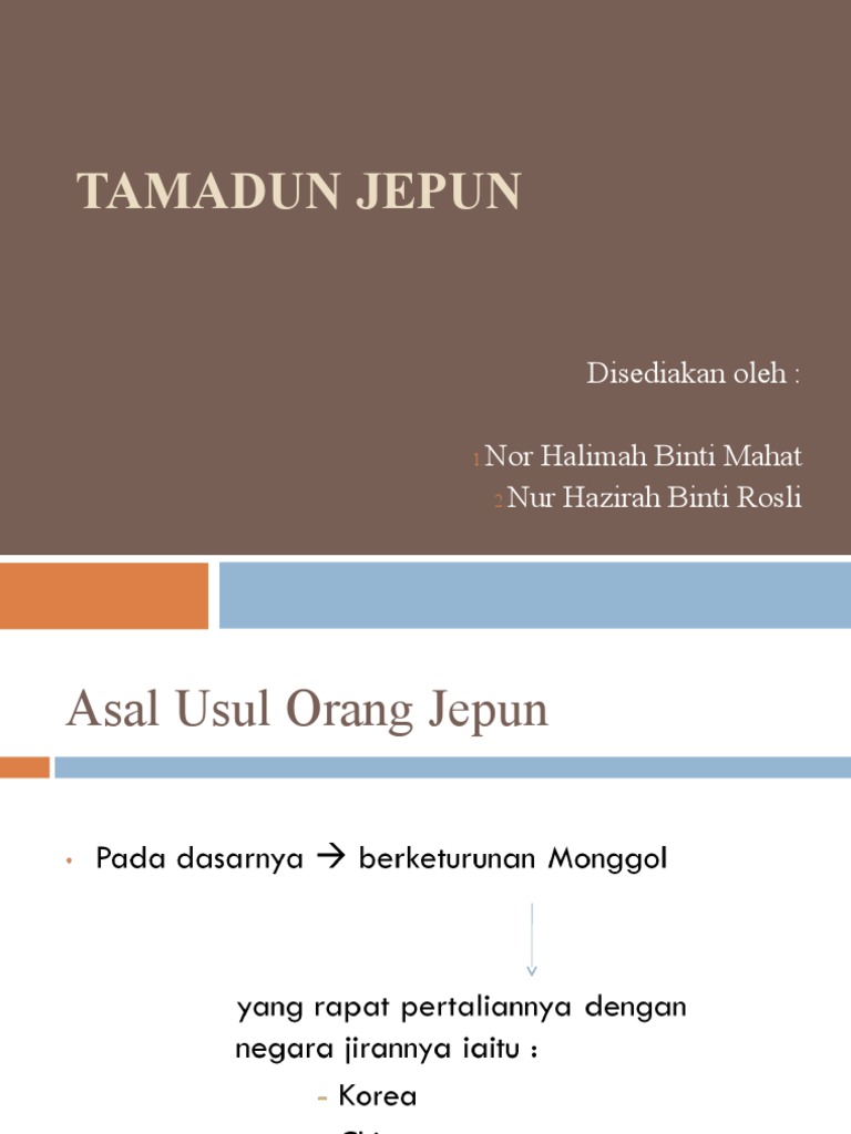 Tamadun Jepun TITAS