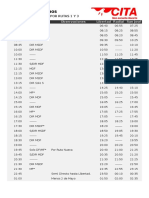 CITA Horarios PDF