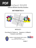 Module 5 - Searching For Patterns, Sequence and Series