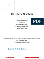 Classifying Numbers II