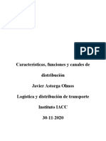 Logistica de Distribucion y Transporte Semana 2 Javier Astorga Olmos
