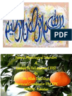 Pomelo Physiological Disorders A Lecture by Allah Dad Khan To FFS Trainee