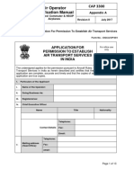 CAP 3300 - Appendix A APPL - ESTB ATS IN