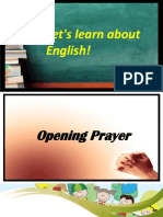 Let's Learn About English!