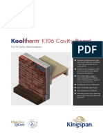 K106 Cavity Board: Insulation