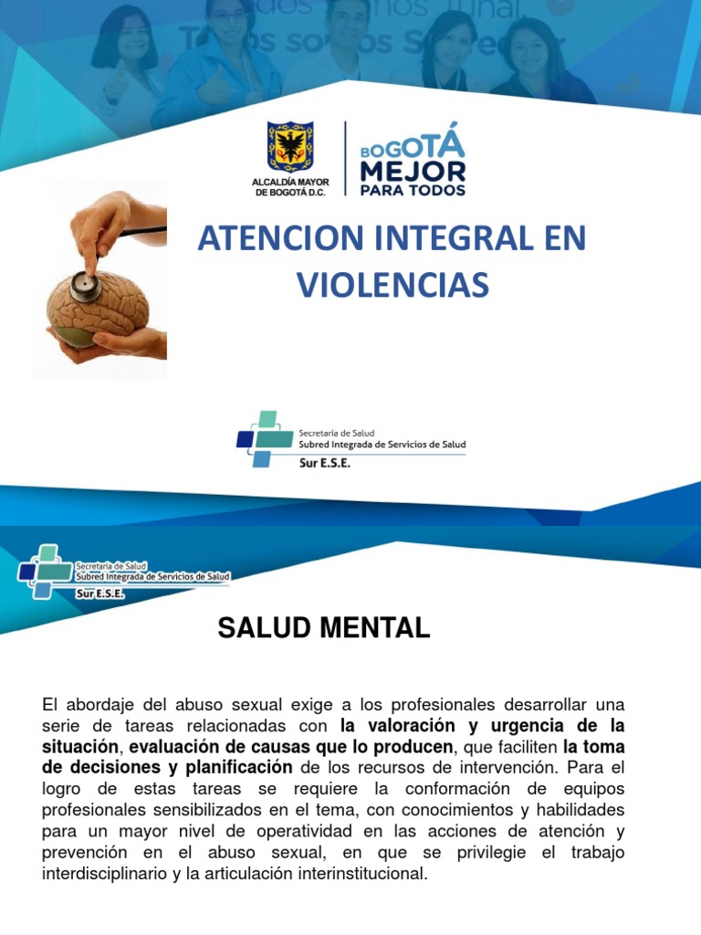 Ruta de Atencion Integral en Violencia Sexual | PDF