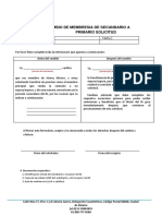 Formato de Cambio de Primario A Secundario ID ATOMY