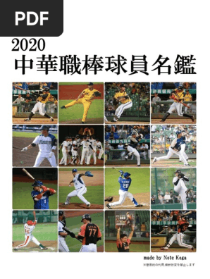 分享版 2020中華職棒球員名鑑 Pdf Pdf