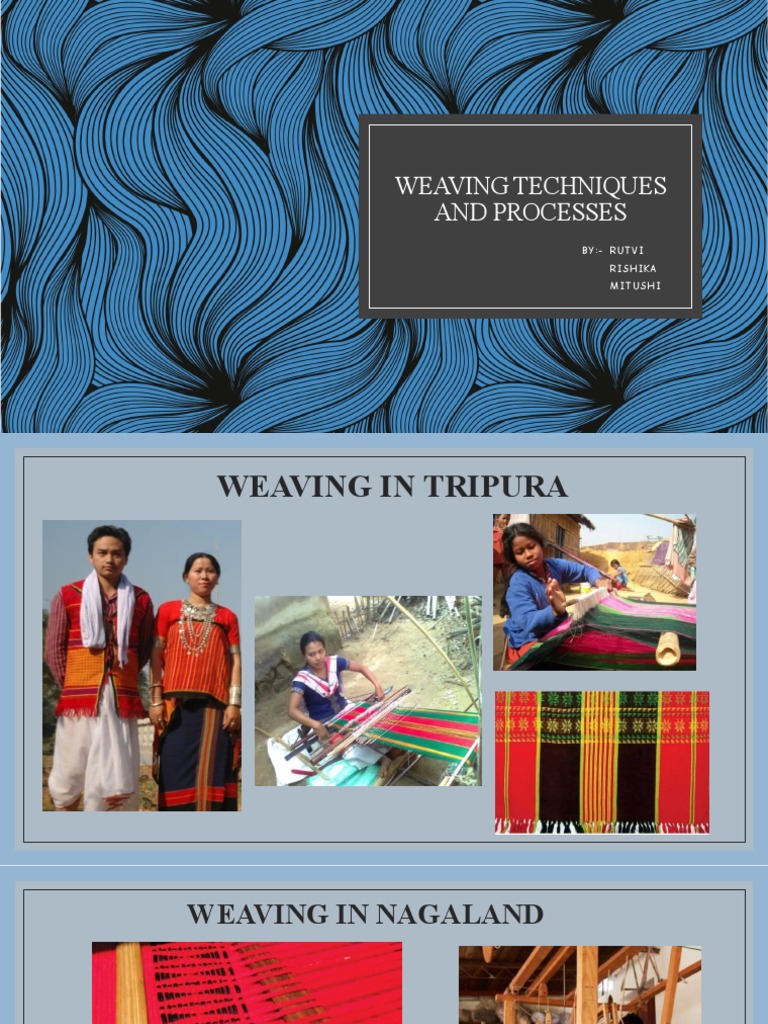 Weaving Techniques and Processes | PDF