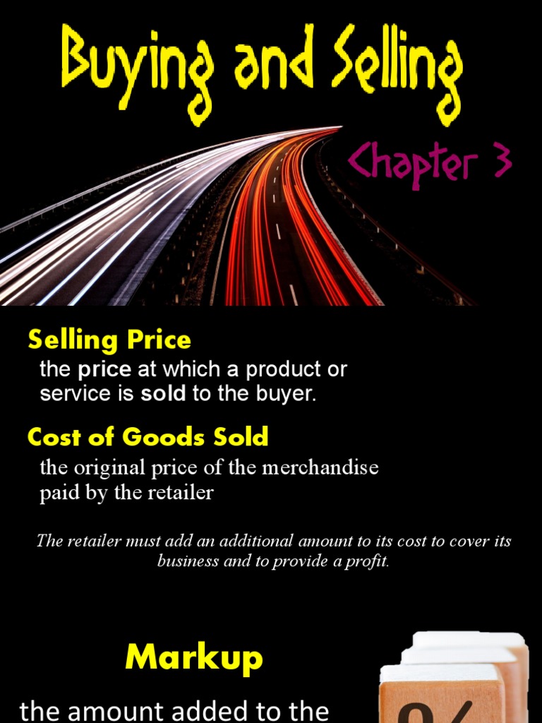 Business Math: Selling Price and Markup | PDF | Prices | Cost