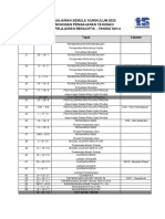 Takwim Penjajaran Subjek Rekacipta T4 2020