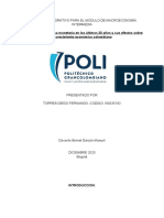 Evolución de La Política Monetaria en Los Últimos 20 y Sus Efectos Sobre El Crecimiento Economico Colombiano