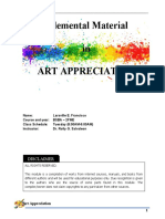 A Supplemental Material in Art Appreciation: Disclaimer
