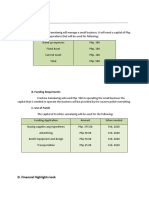 VII. Financial Plan: A. Overview