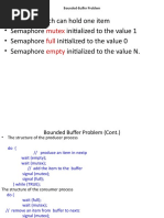 Bounded-Buffer Problem