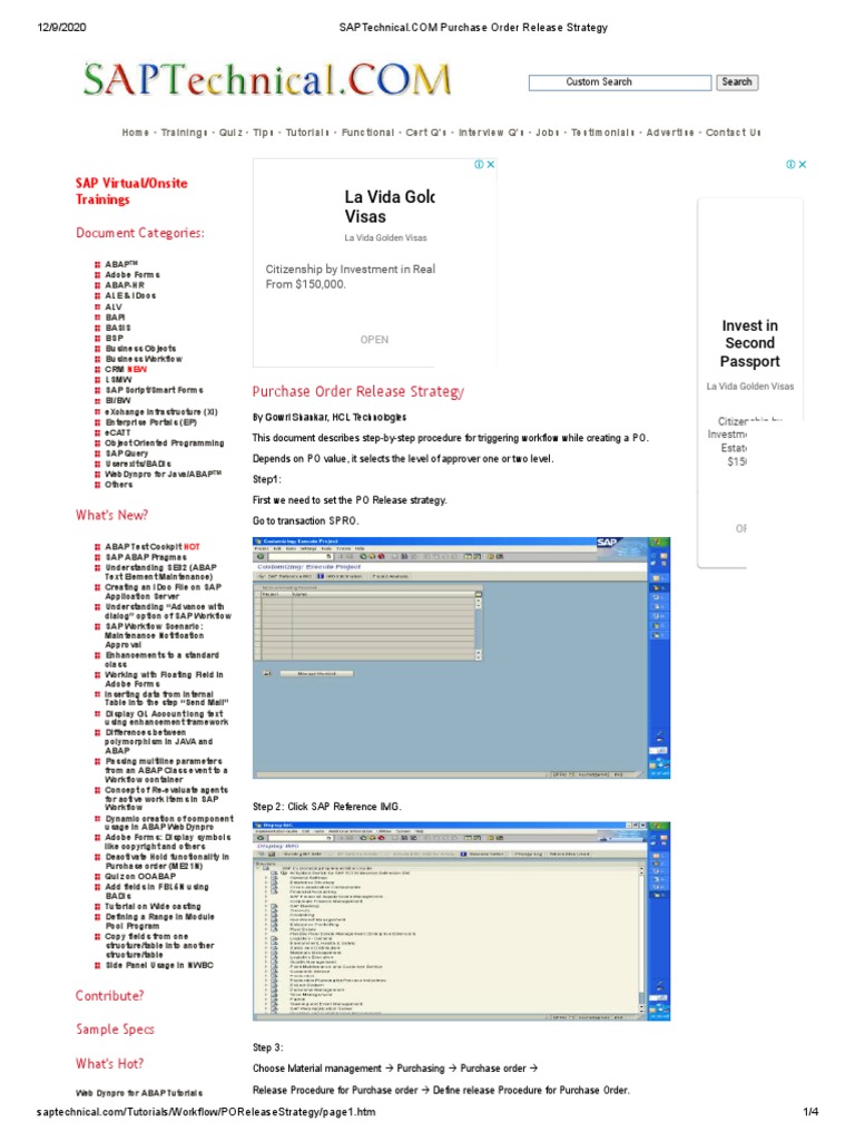 purchase-order-release-strategy-pdf-sap-se-information-technology