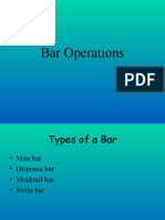 Bar Operations by Sidisha