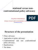 Presentation On Policy Advocacy