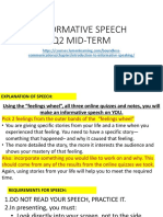 Informative Speech Q2 Mid-Term: Communications/chapter/introduction-To-Informative-Speaking