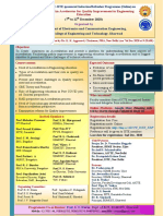 Brochure of AICTE ISTE FDP on Accreditation at SDMCET