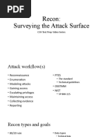 Recon: Surveying The Attack Surface: CEH Test Prep Video Series